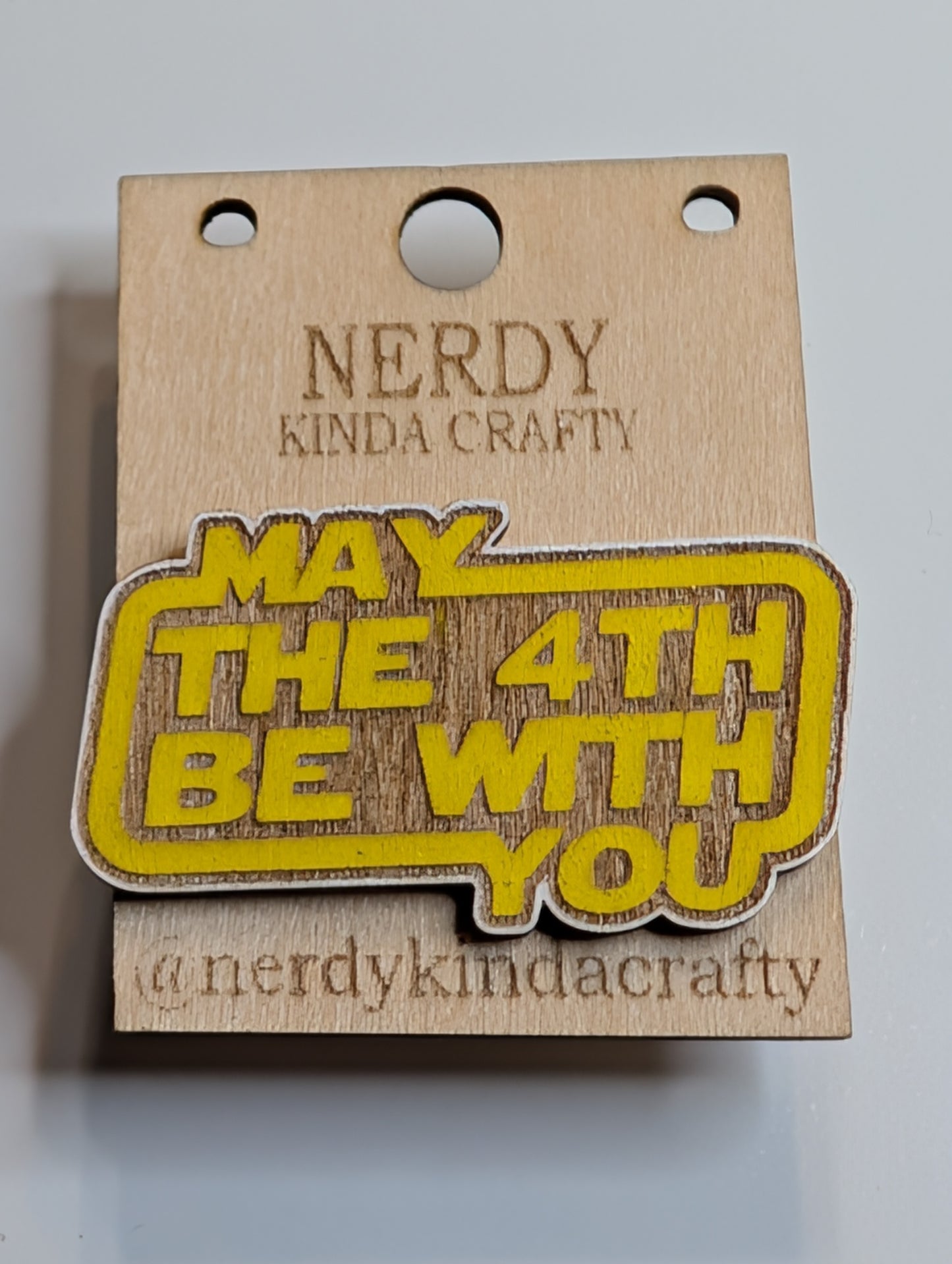 May the 4th Be With You Pin