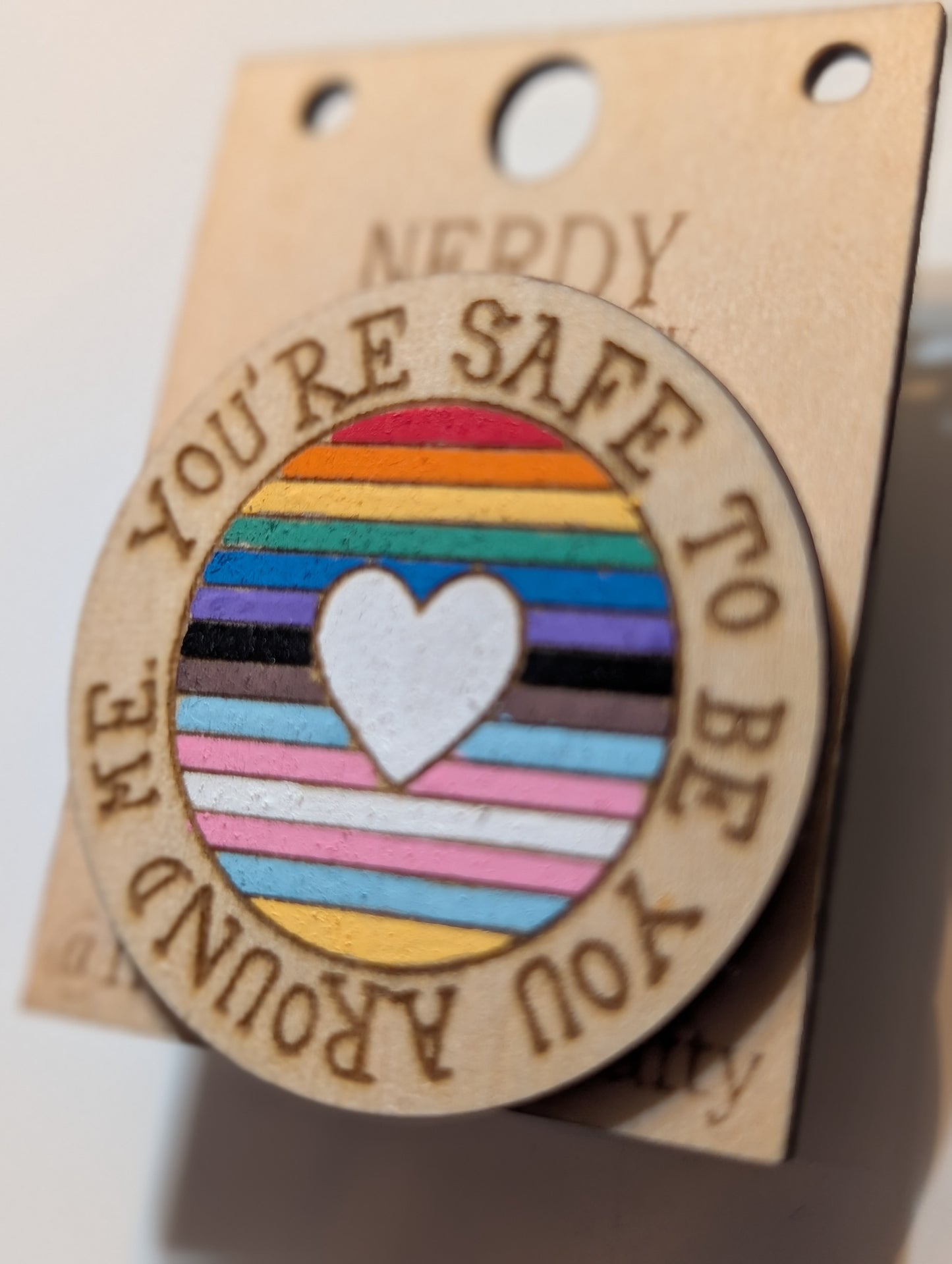 You Are Safe Pin