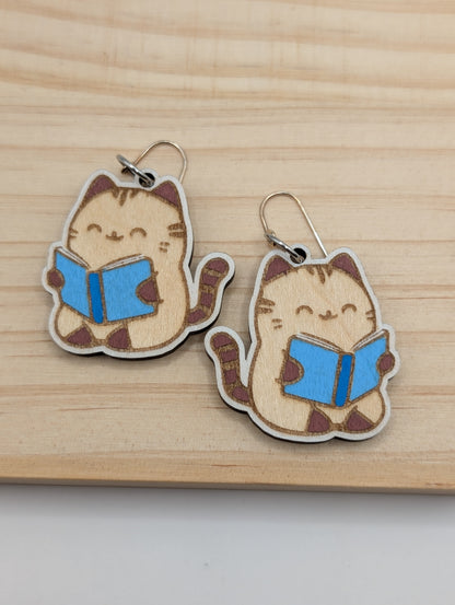 Neutral Cat Reading Dangles