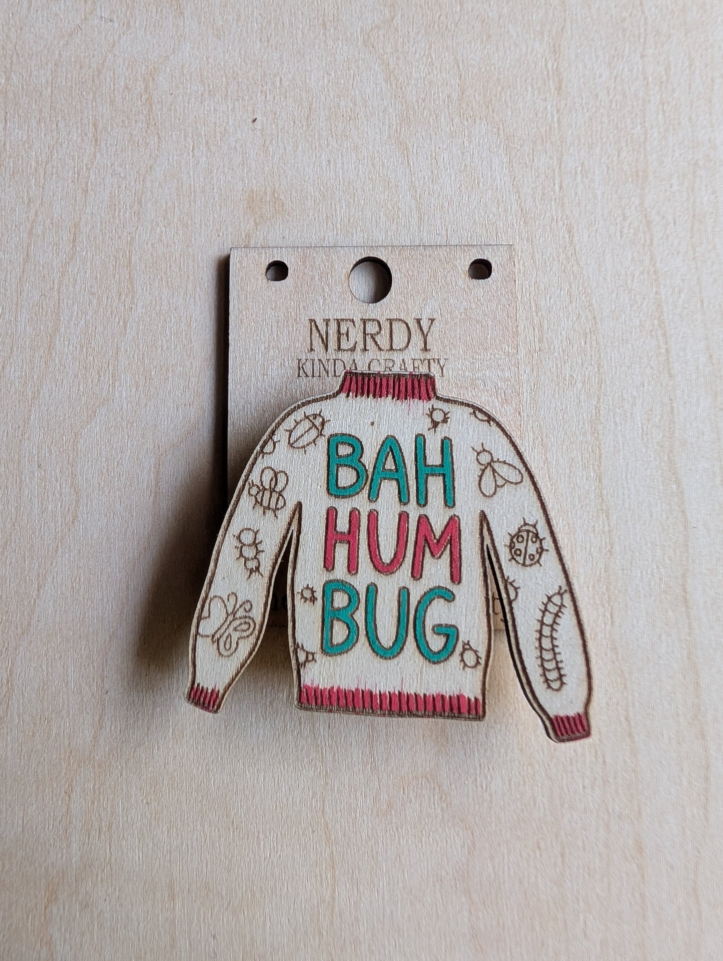 Bah Hum Bug Ugly Sweater Magnet