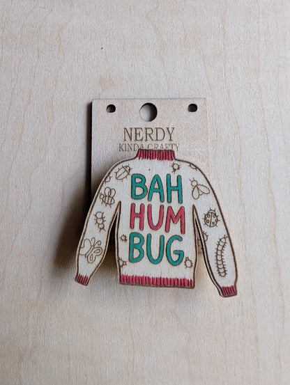 Bah Hum Bug Ugly Sweater Magnet