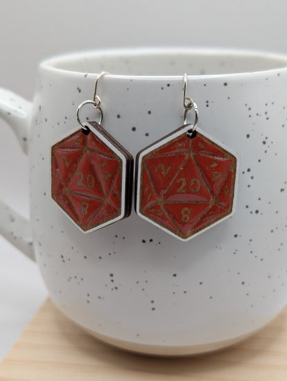 Pendentifs de dés D20