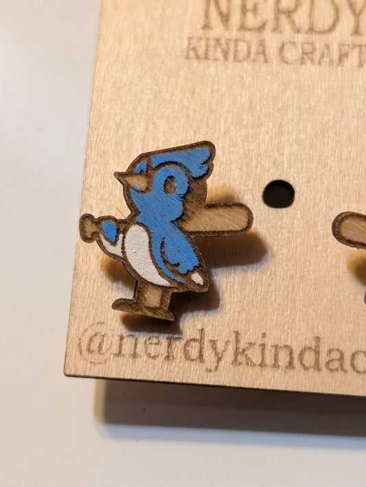 Blue Jay Studs