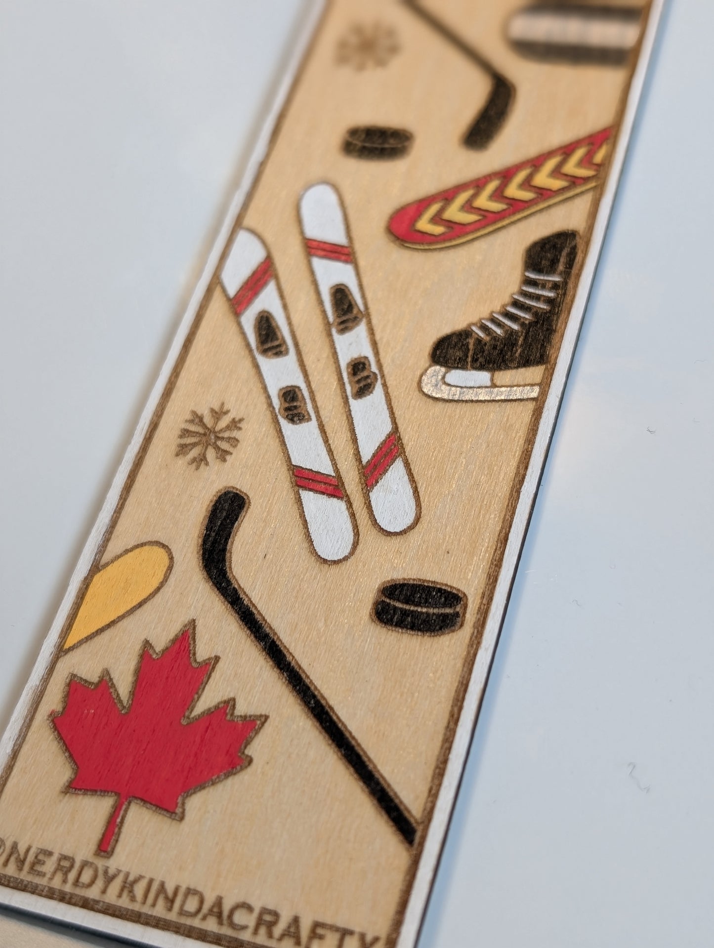 Canadian Winter Sports Bookmark