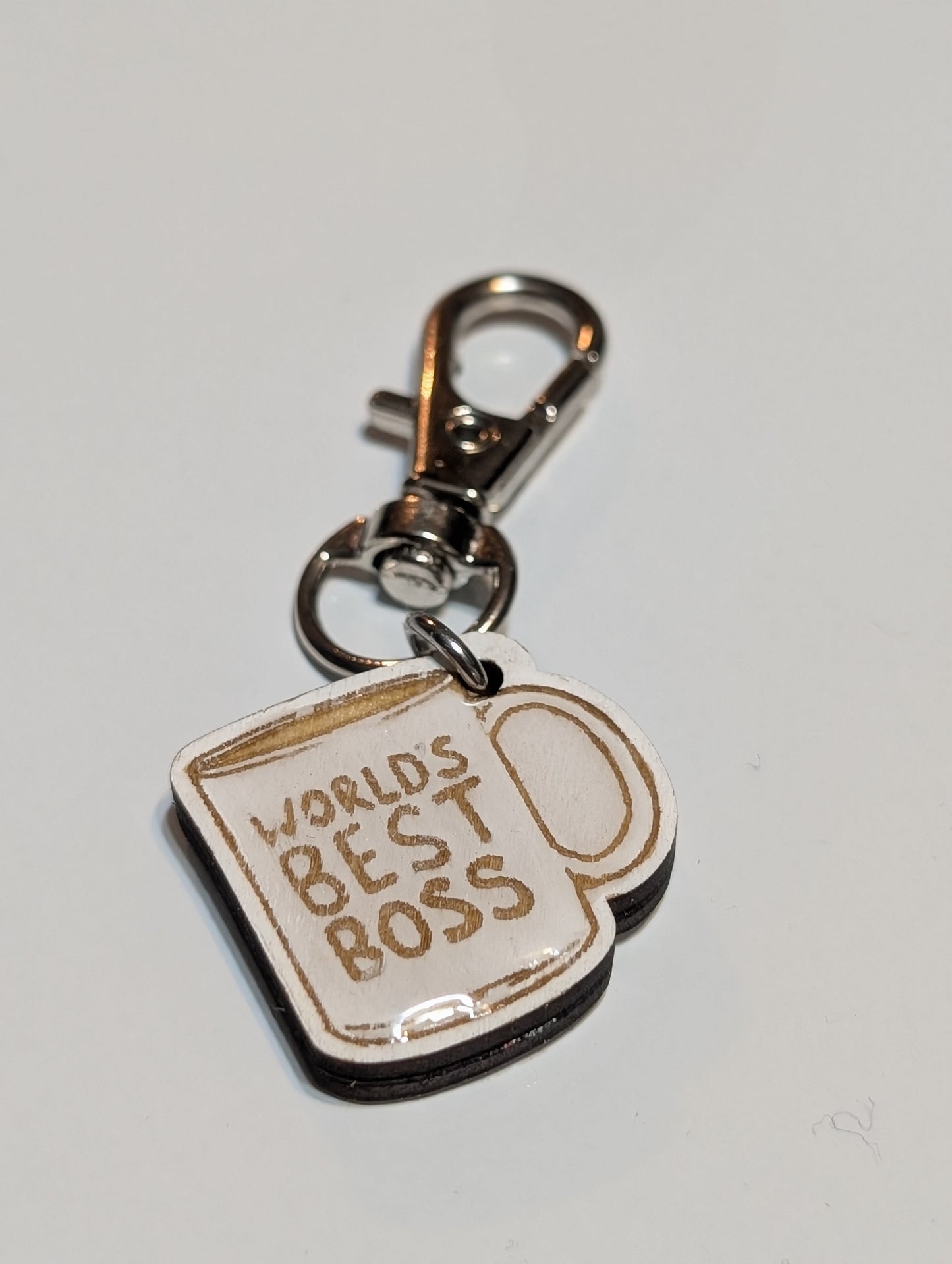 Worlds Best Boss Zipper Pull