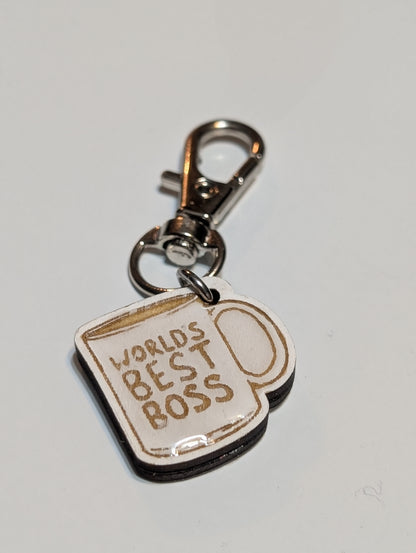 Worlds Best Boss Zipper Pull