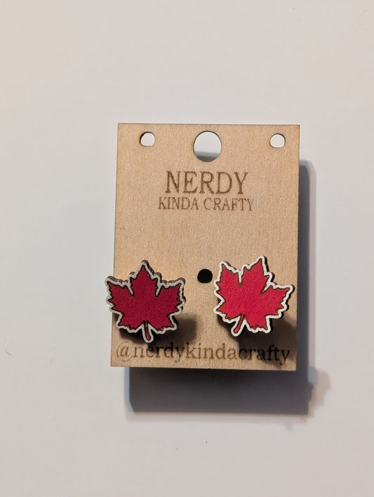 Canada Leaf Studs