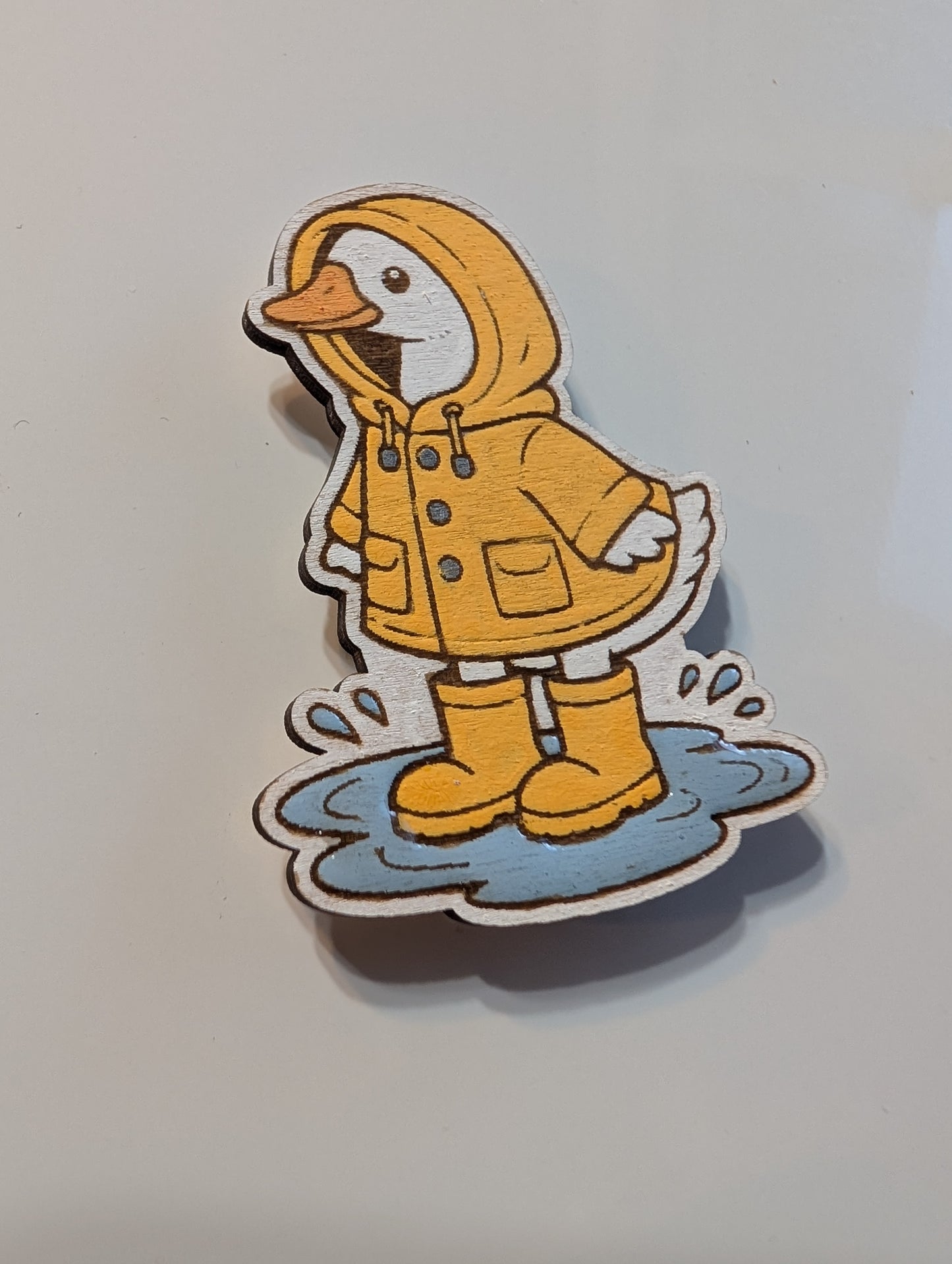 Raincoat Goose Magnet