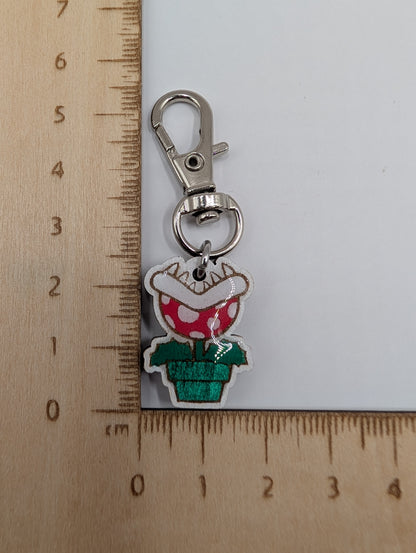 Piranha Plant Zipper Pull