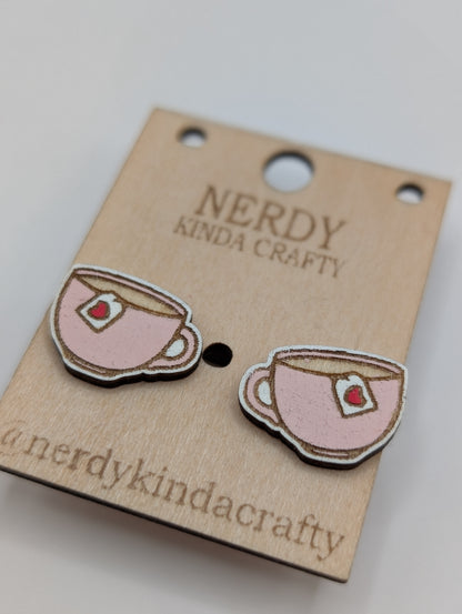 Tea Cup Studs