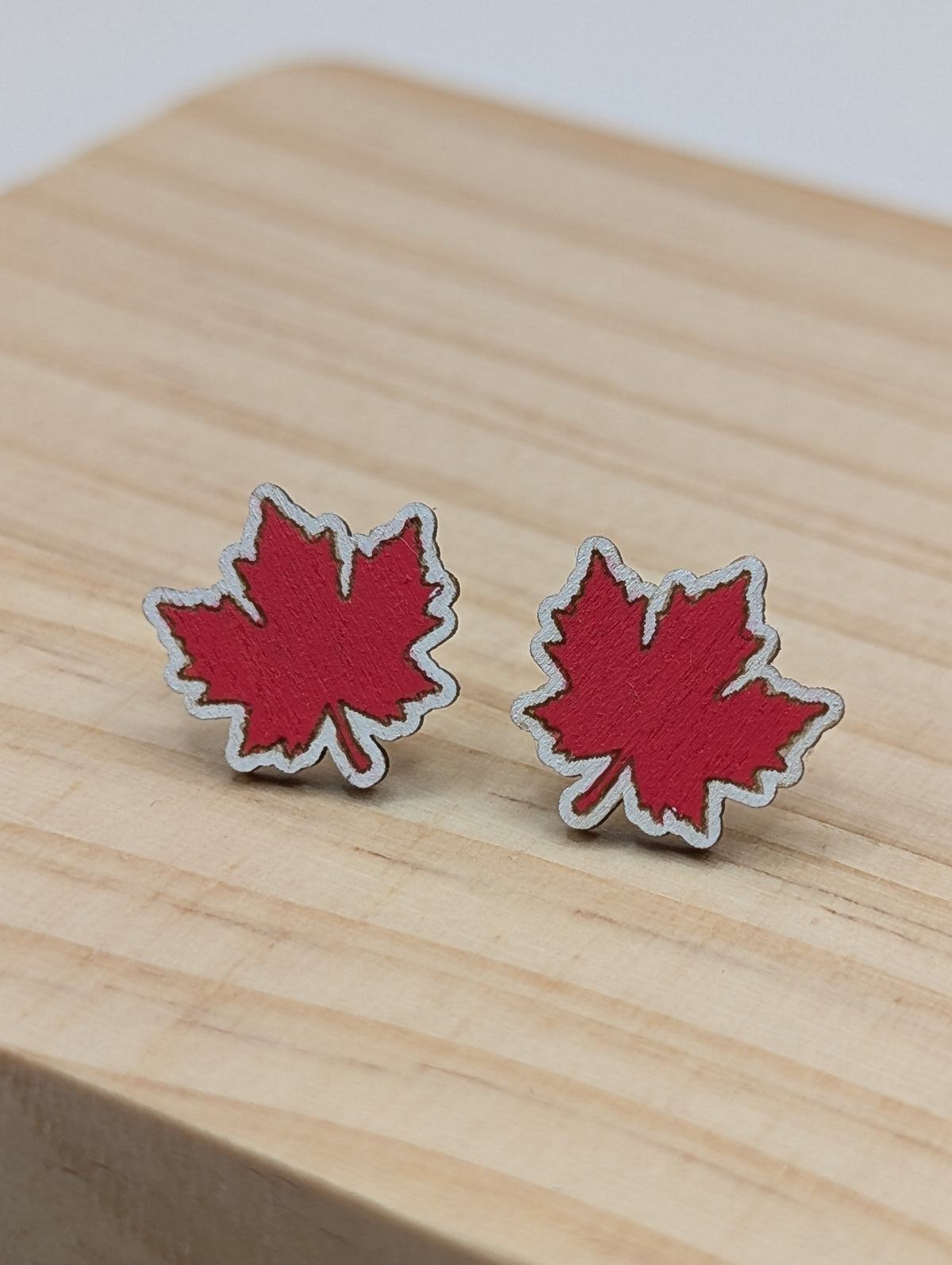 Puces d'oreille feuille d'érable