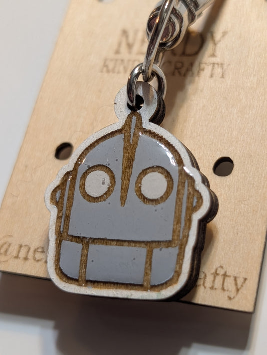 Iron Giant Zipper Pull