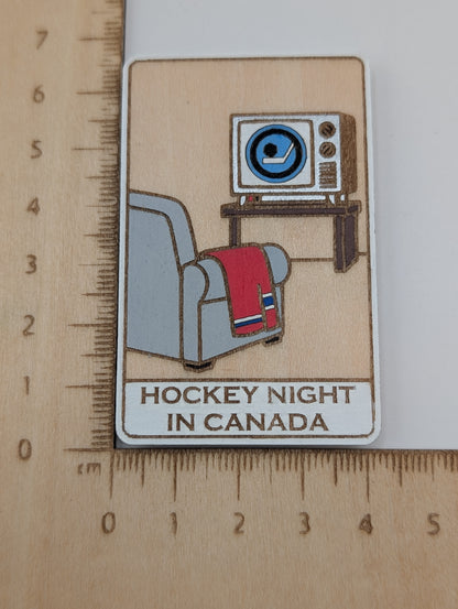 Aimant Vintage Hockey Night in Canada - 1952 - 1998