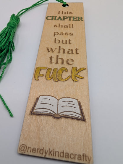 This Chapter Shall Pass, But What The Fuck Bookmark