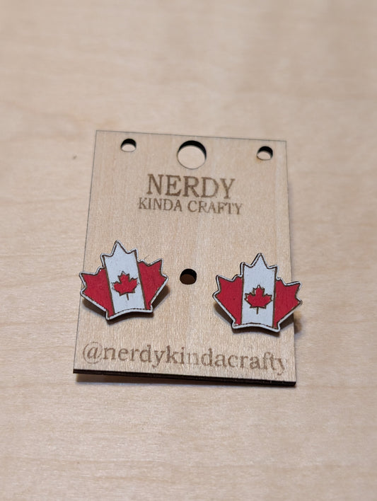 Canada Flag studs