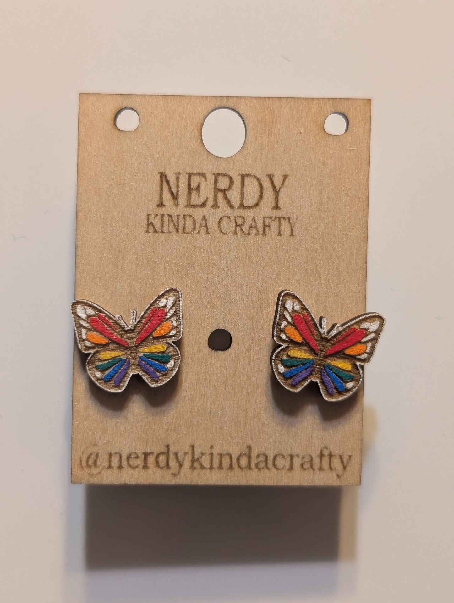 Pride Butterfly Studs