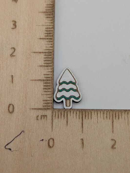 Snow Covered Tree Studs