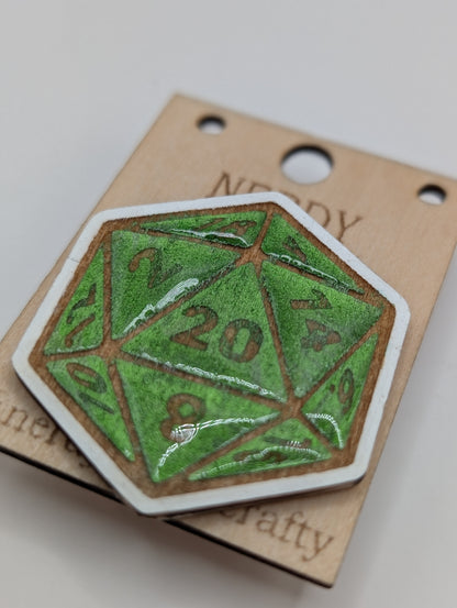 D20 Dice PIN