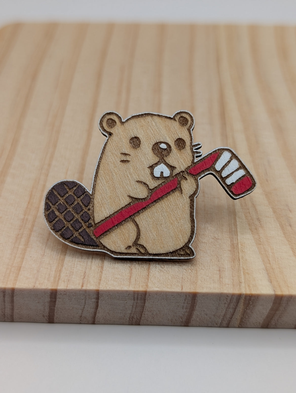 Hockey Beaver Pin