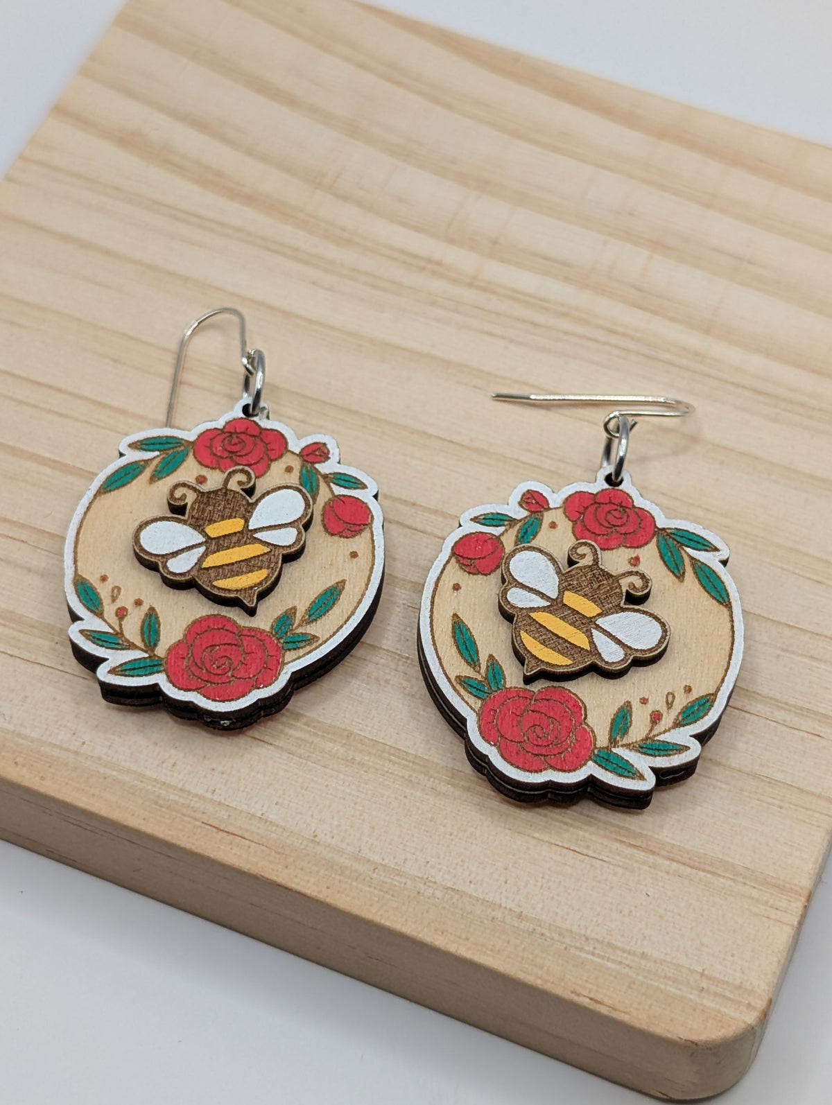 Layered Bee Dangles