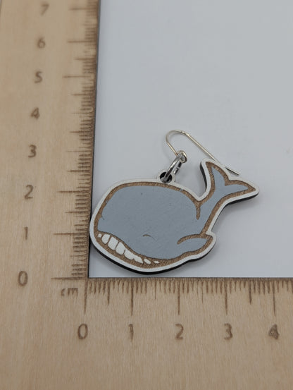 Whale and Petunia Dangles