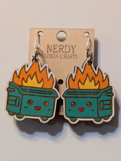 Dumpster Fire Dangles