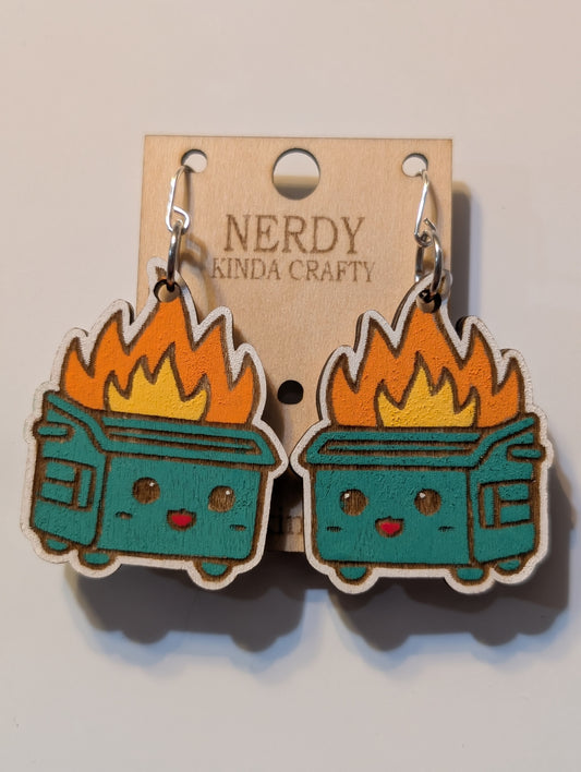 Dumpster Fire Dangles