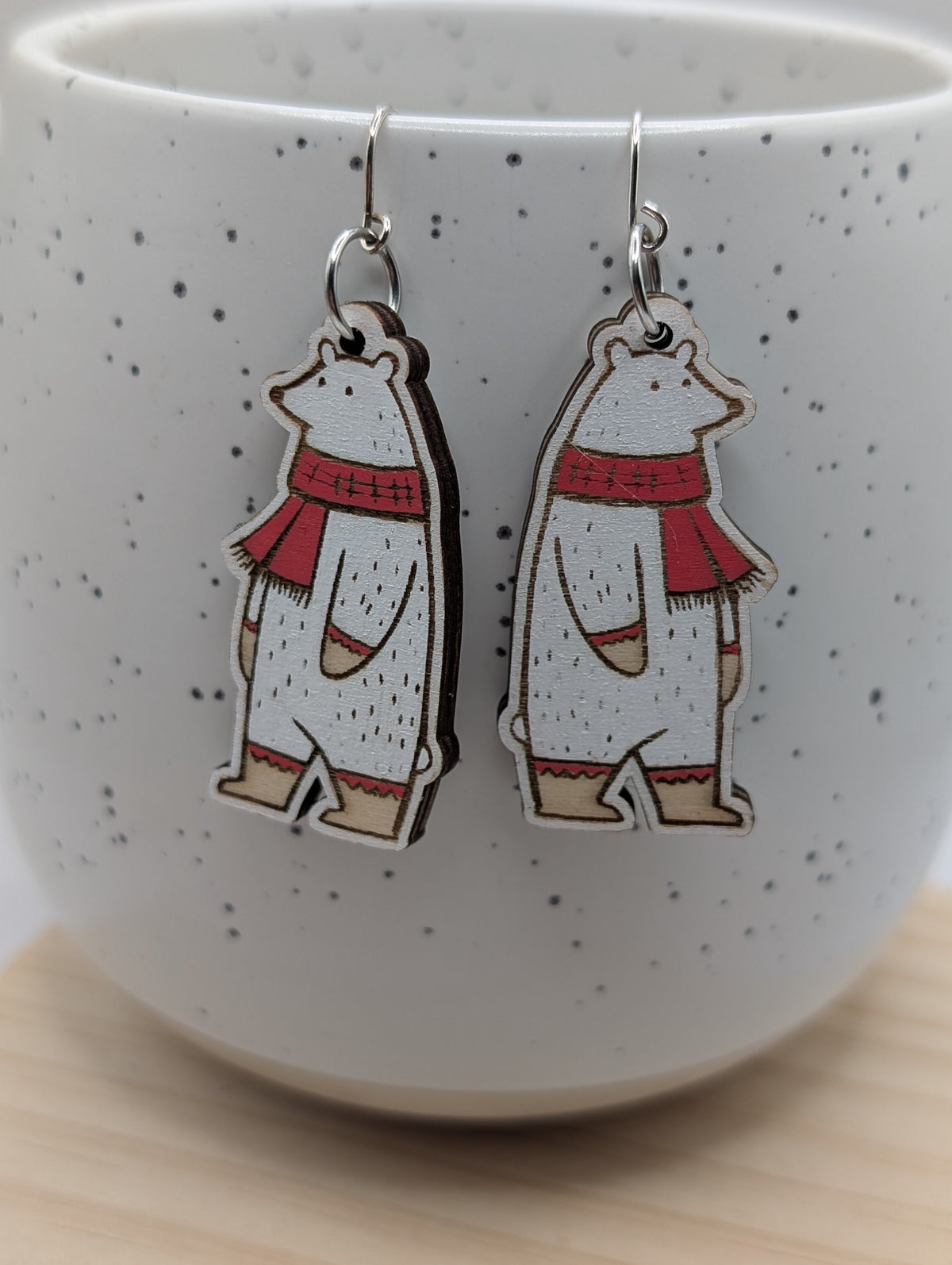 Polar Bear Dangles