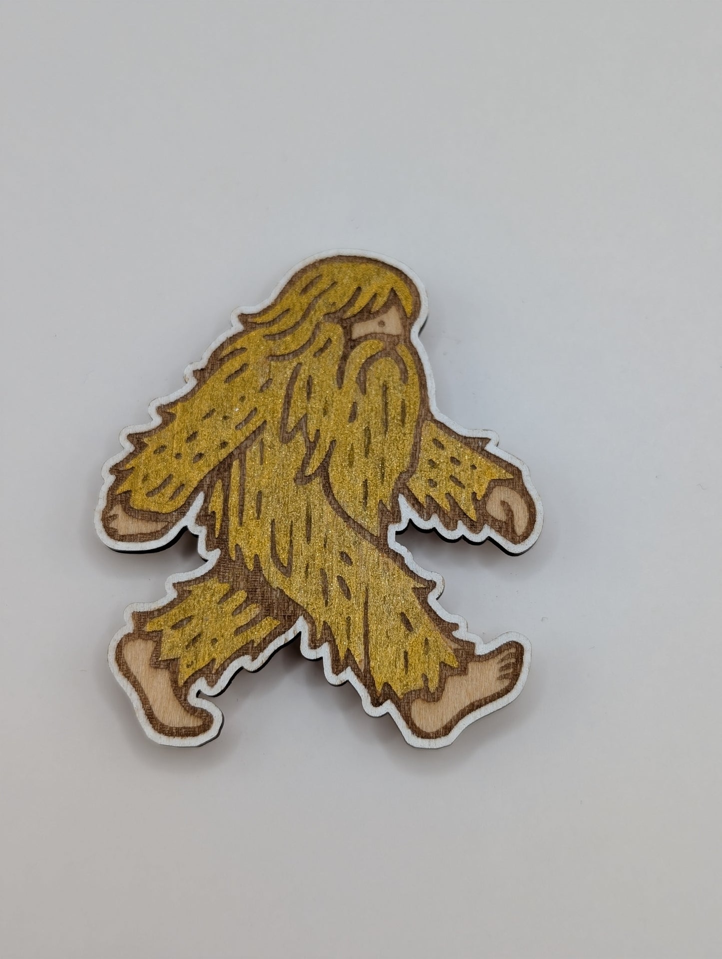 Golden Sasquatch Magnet