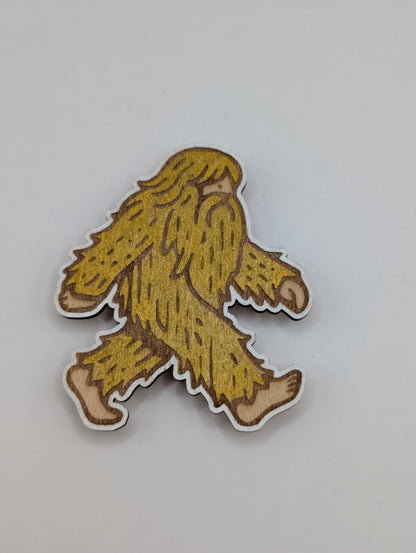 Golden Sasquatch Magnet