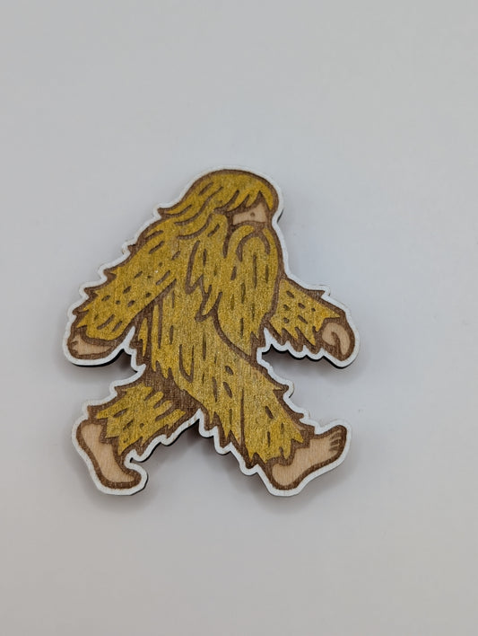 Aimant Sasquatch doré