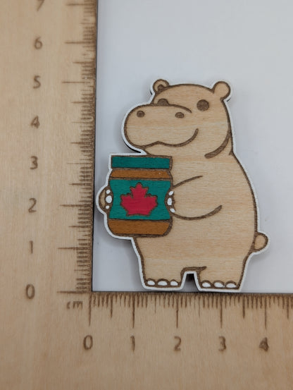 House Hippo Magnet