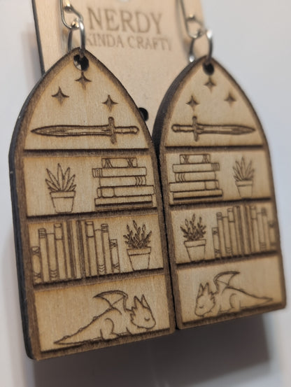 Fantasy Bookshelf Dangles