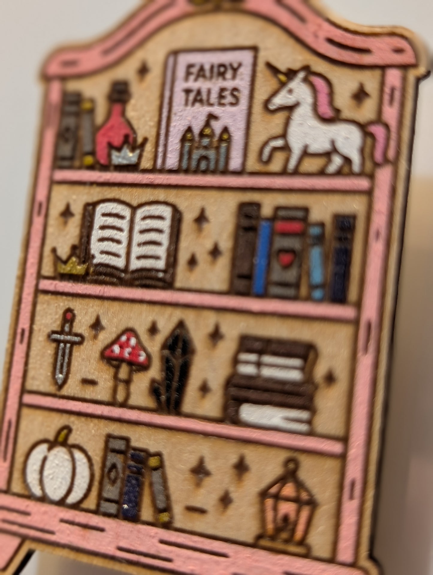 Fairy Tale Bookshelf Magnet
