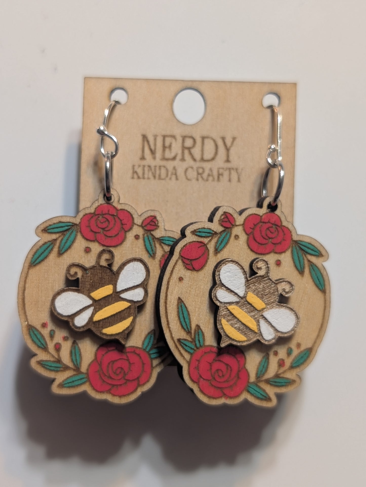 Layered Bee Dangles