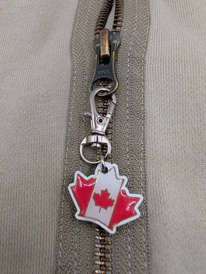 England/Canada Unity Zipper Pull