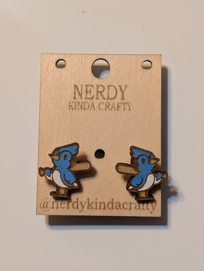 Blue Jay Studs