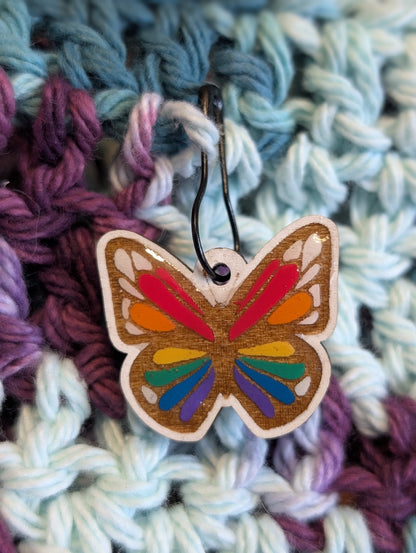 Pride Butterfly Stitch Marker