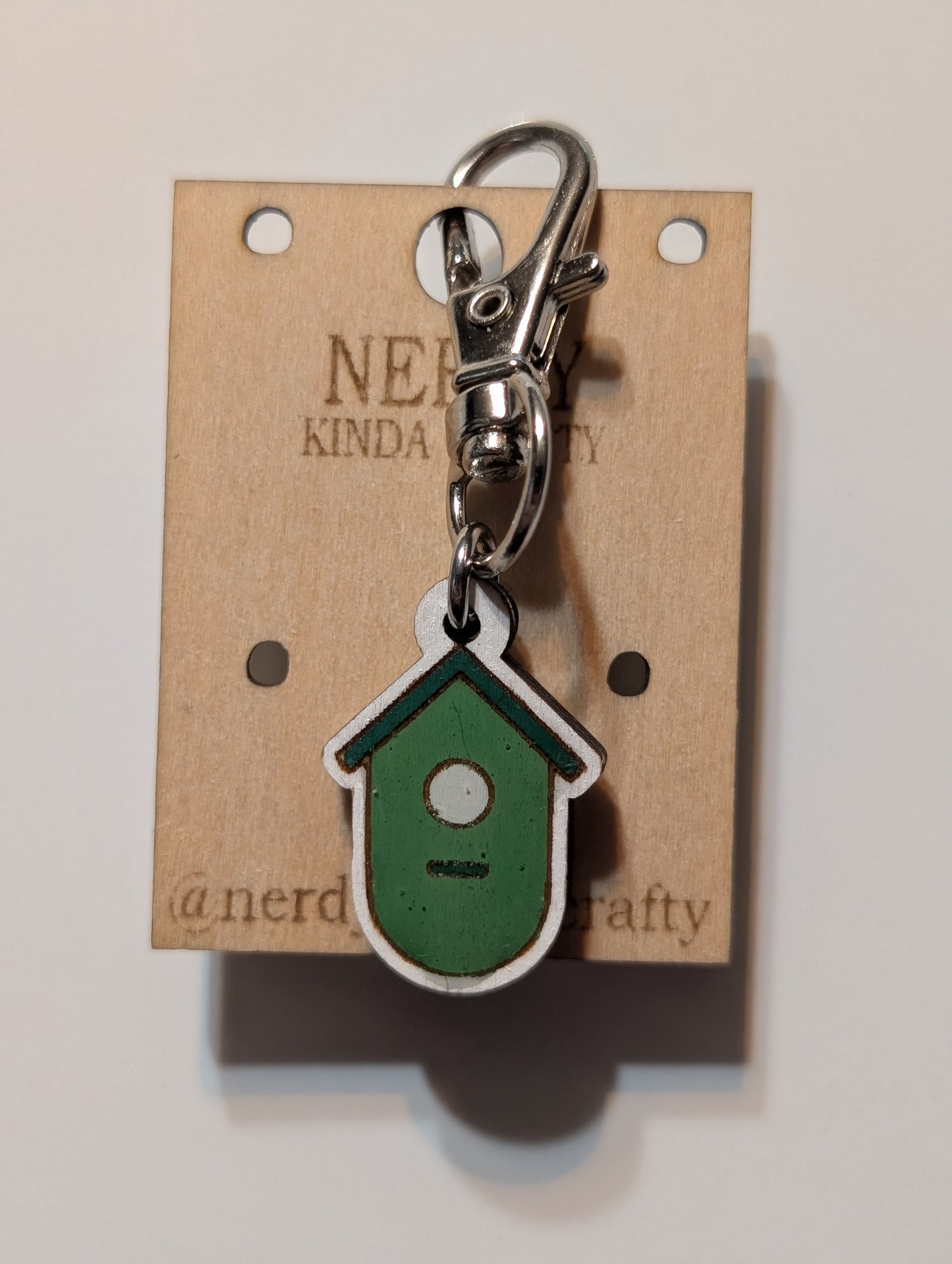 Birdhouse Zipper Pull