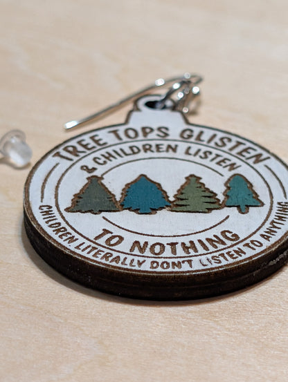 Tree Tops Glisten Dangles