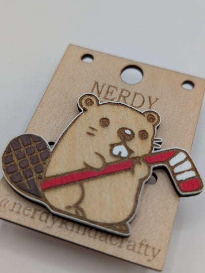 Hockey Beaver Pin