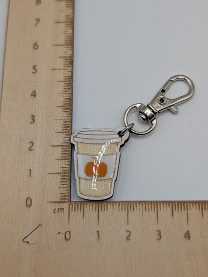 Pumpkin Spice Zipper Pull