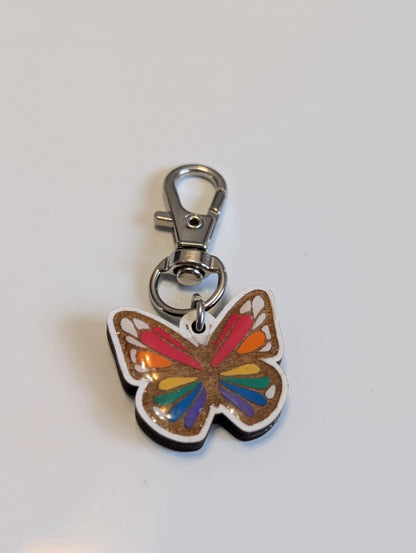 Pride Butterfly Zipper Pull
