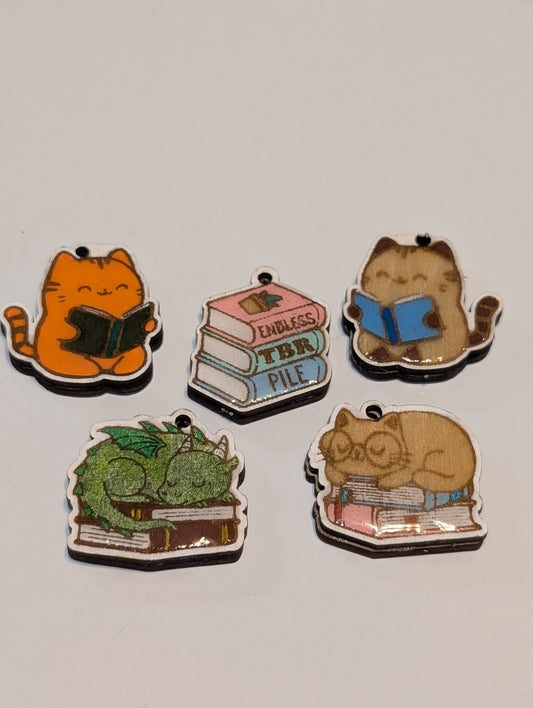 Bookish Stitch Markers