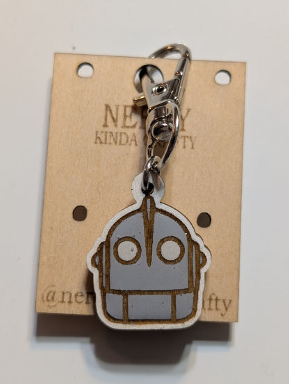 Iron Giant Zipper Pull