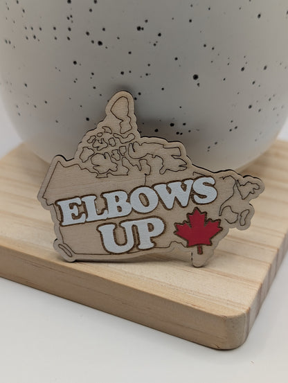 Elbows Up Magnet