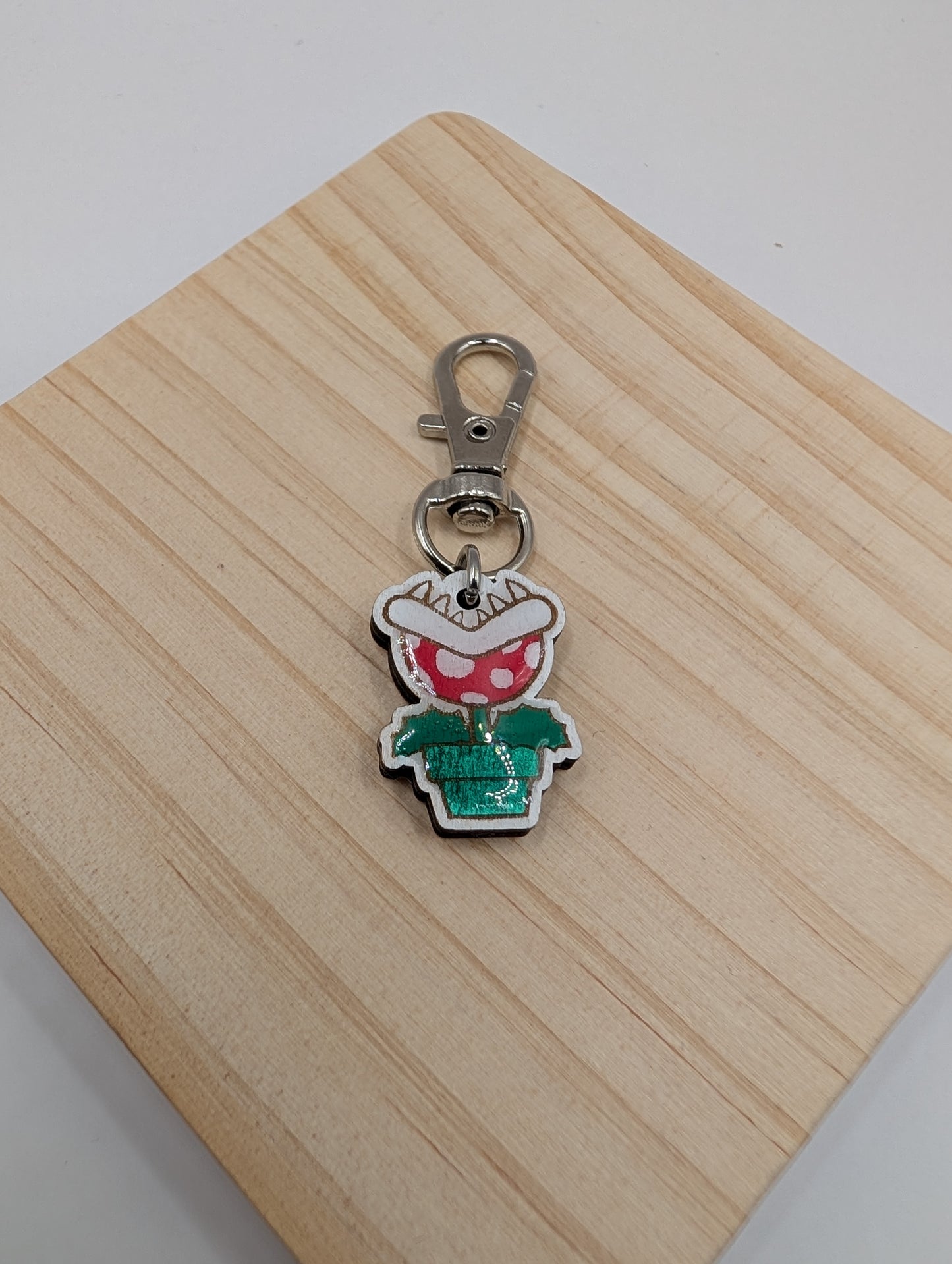 Piranha Plant Zipper Pull