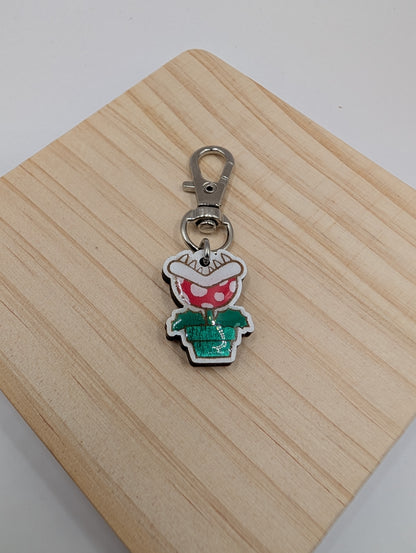 Piranha Plant Zipper Pull