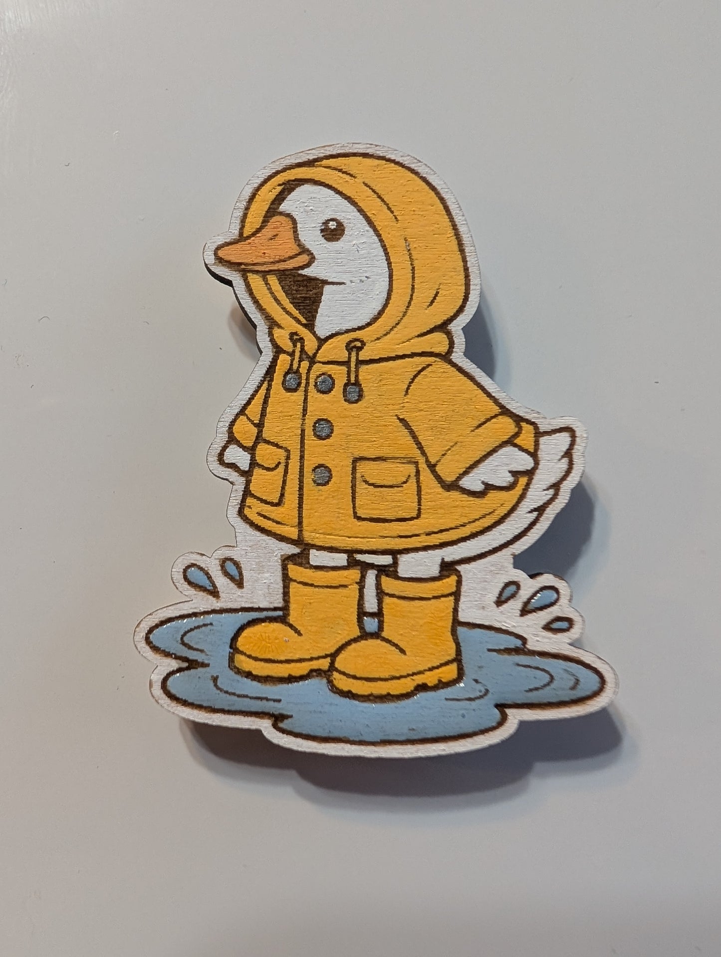 Raincoat Goose Magnet