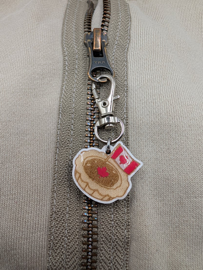 Butter Tart Zipper Pull